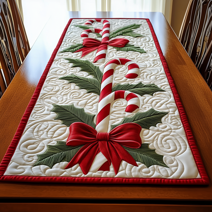 Candy Canes Quilted Table Runner GFTOAB1162