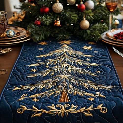 Christmas Tree Quilted Table Runner GFTOAB1237