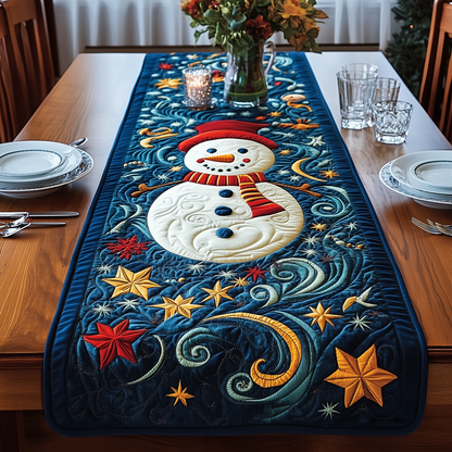 Christmas Snowman Quilted Table Runner GFTOAB1661