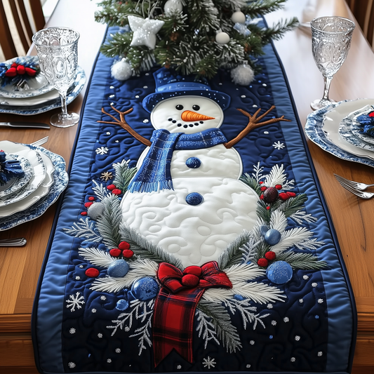 Christmas Snowman Quilted Table Runner GFTOAB1662