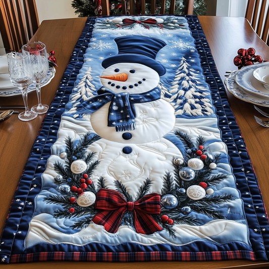 Christmas Snowman Quilted Table Runner GFTOAB1664