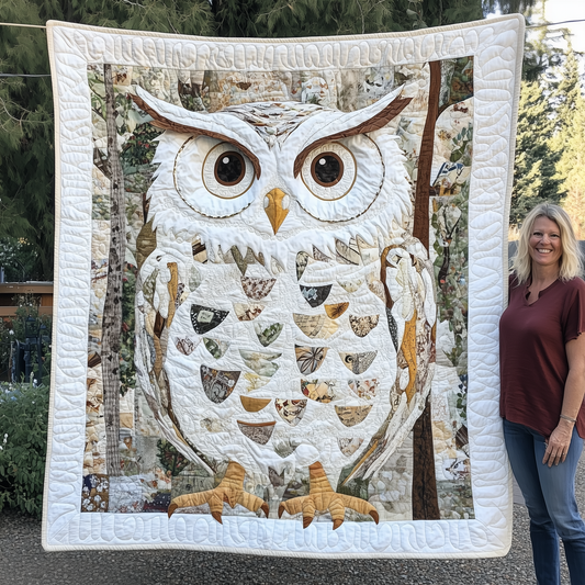 Owl Quilted Blanket GFTOAB2309