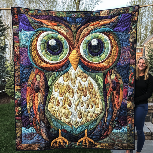 Owl Quilted Blanket GFTOAB2311