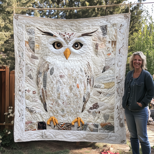 Owl Quilted Blanket GFTOAB2312