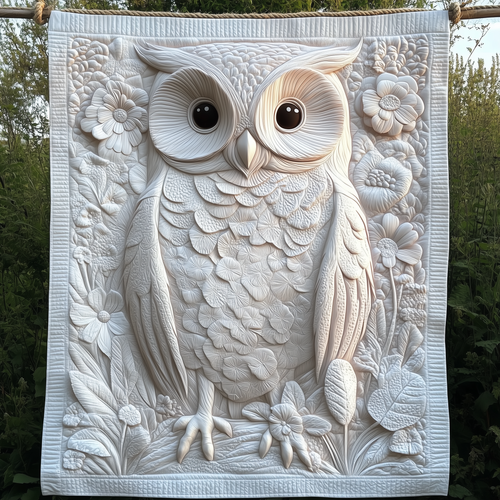 Winter Owl Quilted Blanket GFTOAB2313