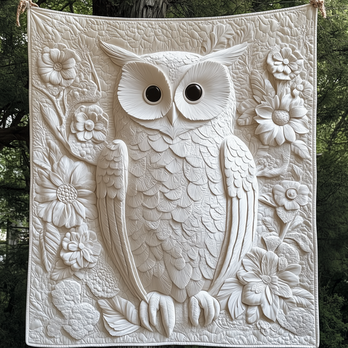 Winter Owl Quilted Blanket GFTOAB2314