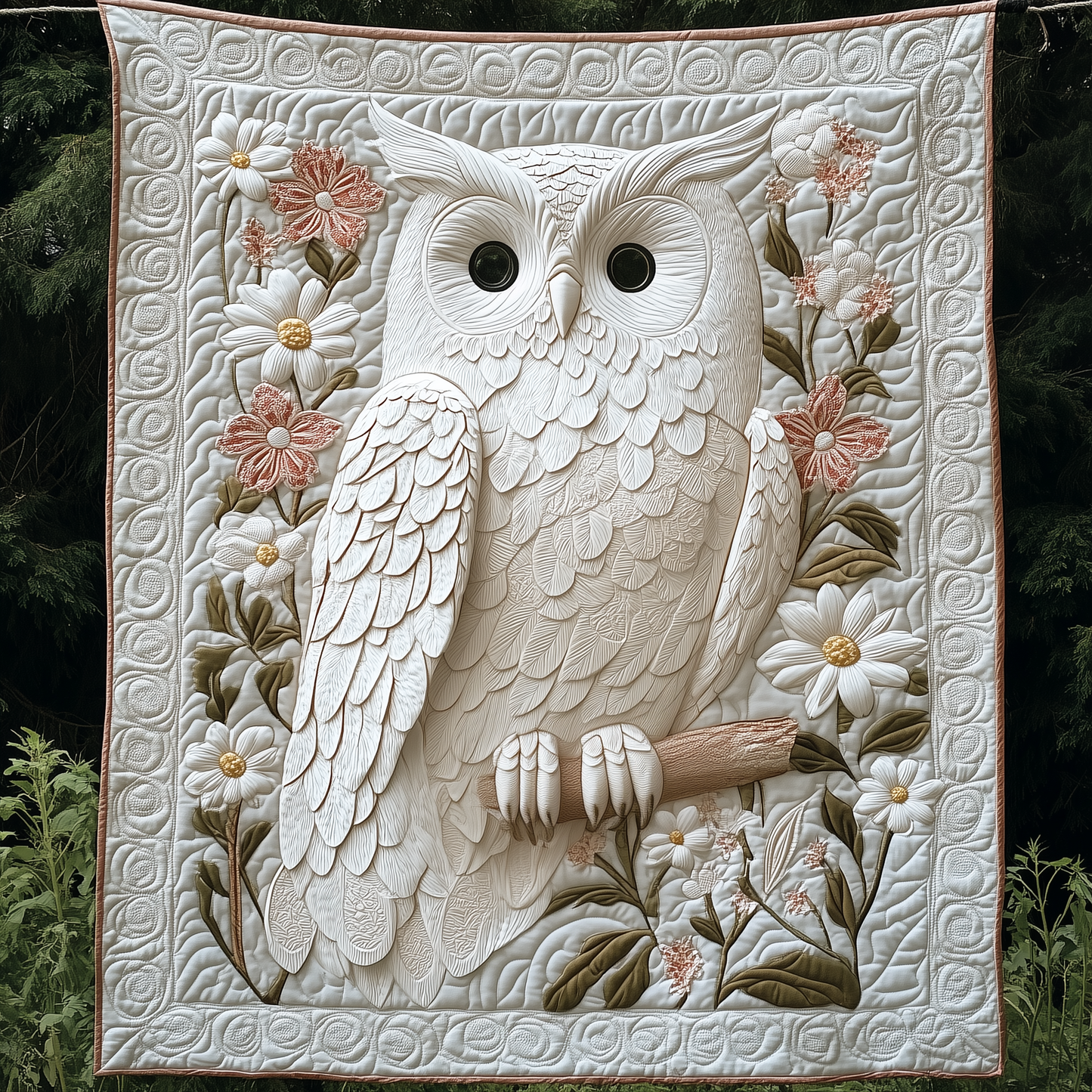 Winter Owl Quilted Blanket GFTOAB2316