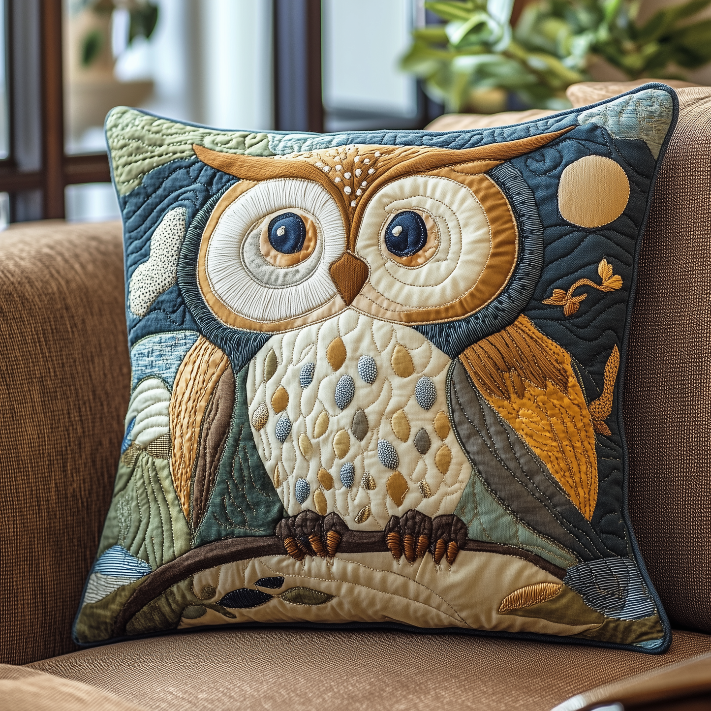 Owl Quilted Pillow Case GFTOAB2320