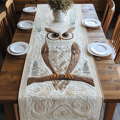 Winter Owl Quilted Table Runner GFTOAB2325