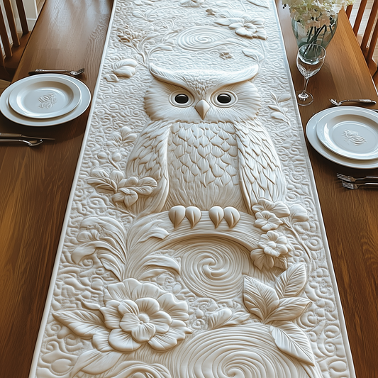 Winter Owl Quilted Table Runner GFTOAB2334