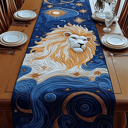 Majestic Leo Zodiac Sign Quilted Table Runner GFTOAB2351