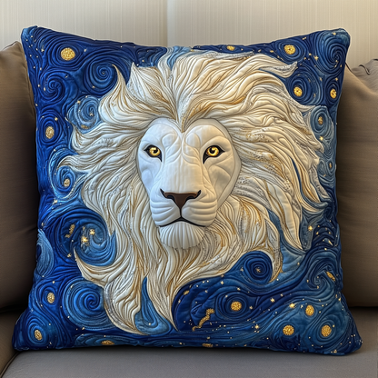 Majestic Leo Zodiac Sign Quilted Pillow Case GFTOAB2359