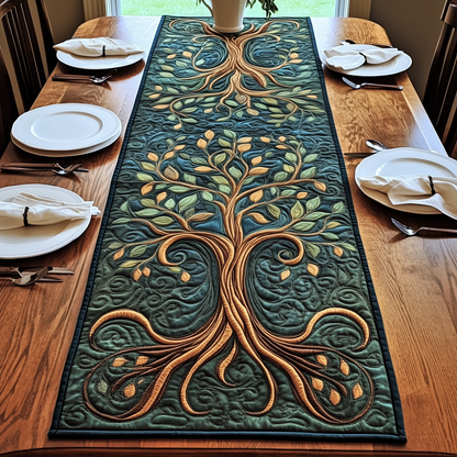 Ancient Celtic Tree Of Life Quilted Table Runner GFTOAB2367