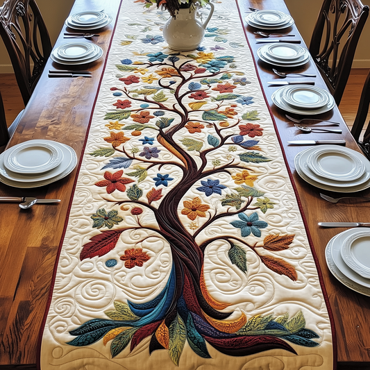 Stunning Tree Of Life Quilted Table Runner GFTOAB2381