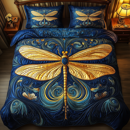 Guardian of the Pond Quilted Bedding Set GFTOAB2933