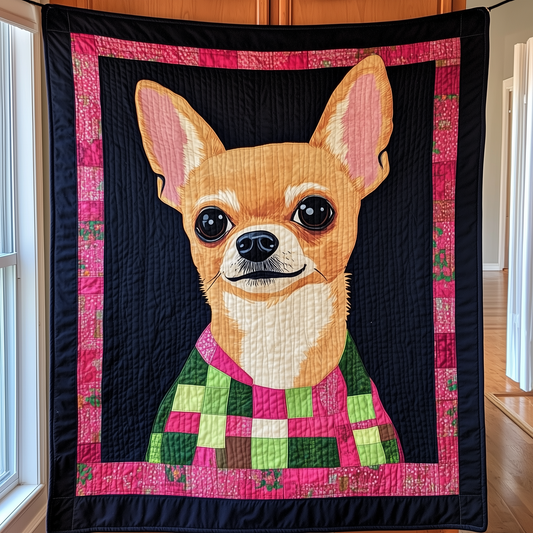 Chihuahua Quilted Blanket GFTOAB348