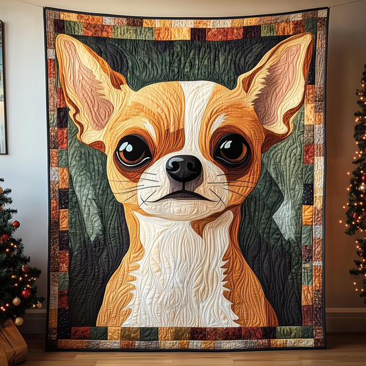 Chihuahua Quilted Blanket GFTOAB349