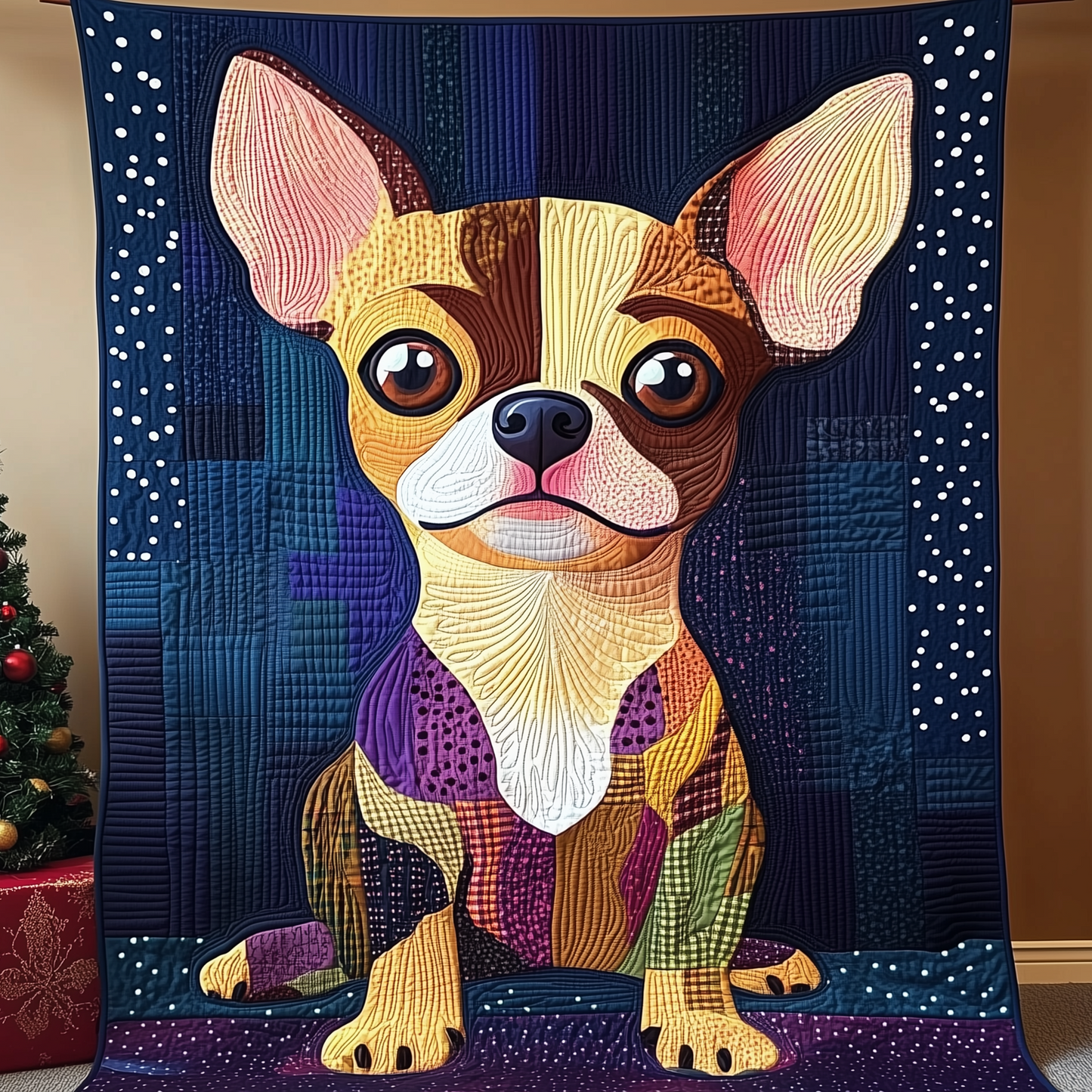 Chihuahua Quilted Blanket GFTOAB352