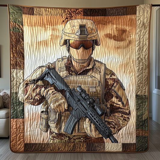 American Silent Guardian Quilted Blanket GFTOHD1887