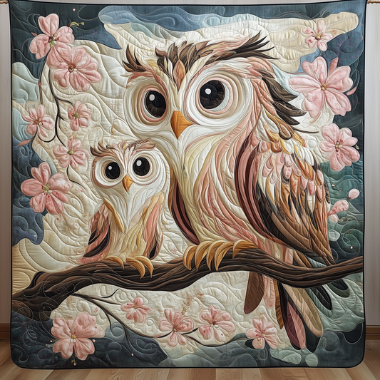 The Loving Owls Quilted Blanket GFTOHD1937