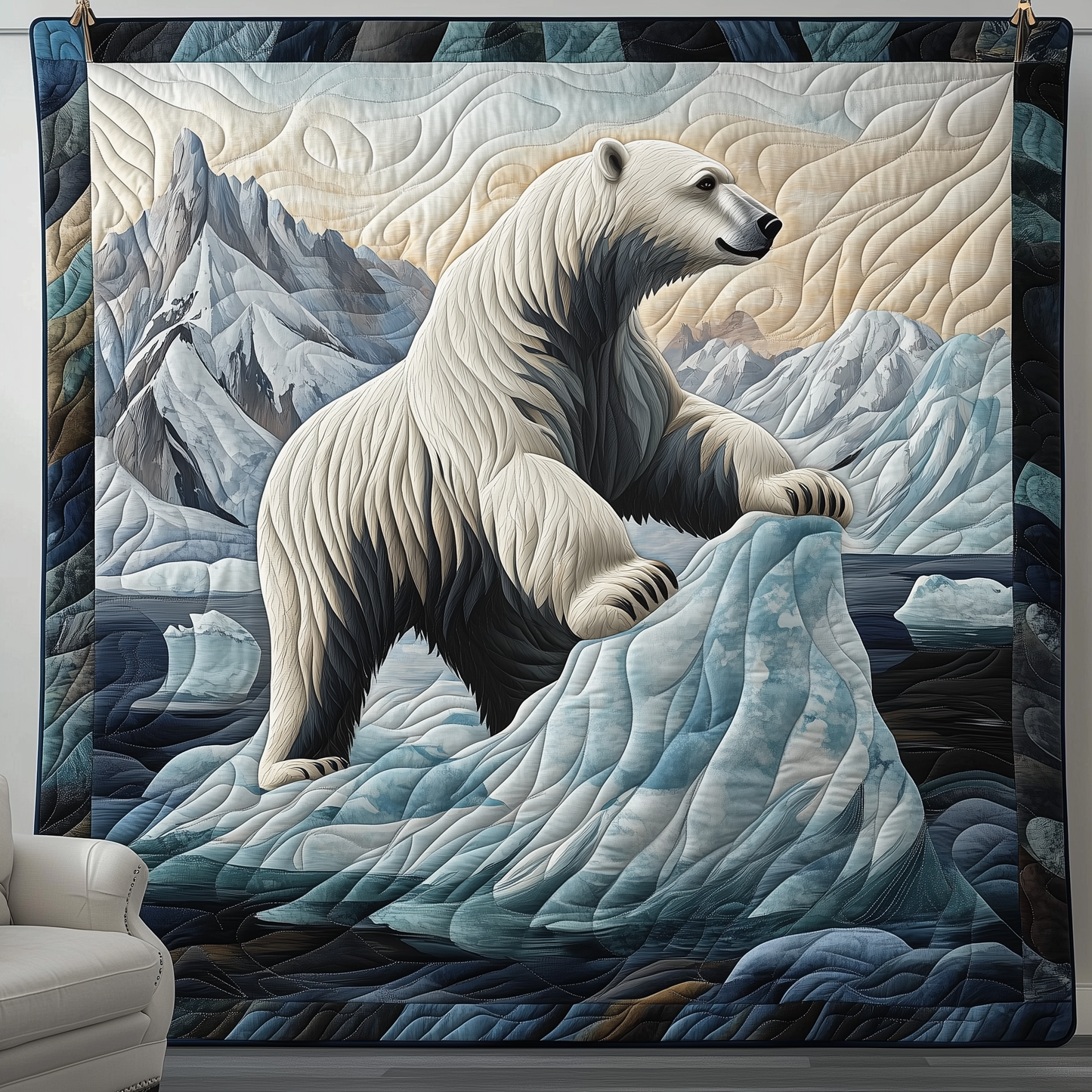 Lord of the Iceberg Quilted Blanket GFTOHD1943