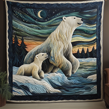 Polar Aurora Haven Quilted Blanket GFTOHD1952