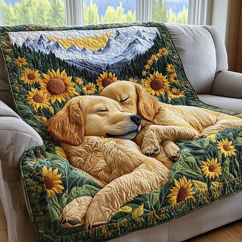 Golden in Sunshine Quilted Blanket GFTOHD2298