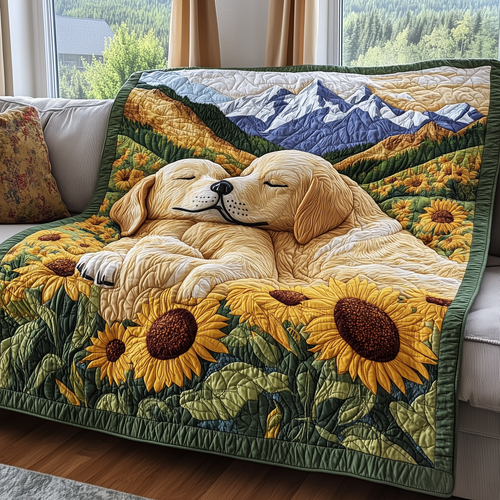 Radiant Paws Paradise Quilted Blanket GFTOHD2299