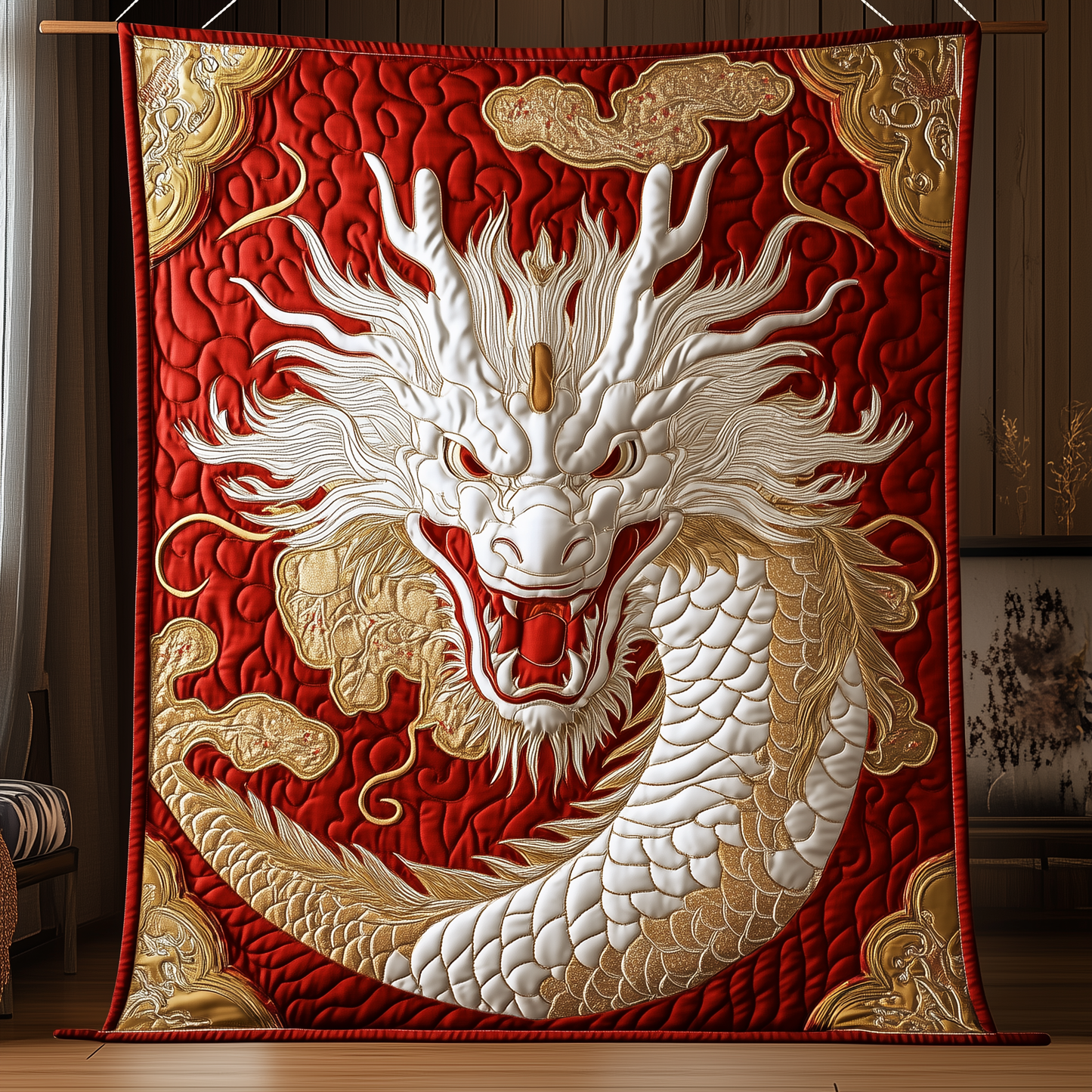 Mighty Dragon Quilted Blanket GFTONL1983