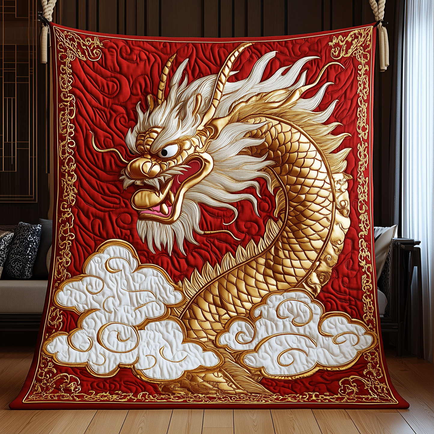 Mighty Dragon Quilted Blanket GFTONL1992