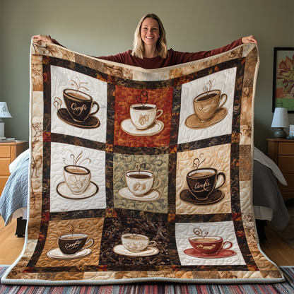 Coffee Cup Quilted Blanket GFTONL2001