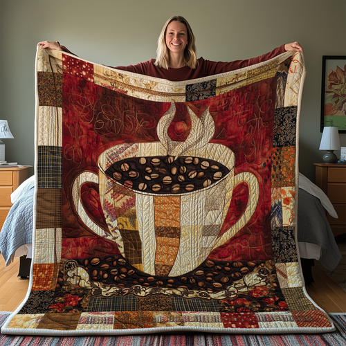 Coffee Cup Quilted Blanket GFTONL2003