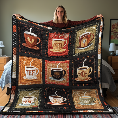 Coffee Cup Quilted Blanket GFTONL2005