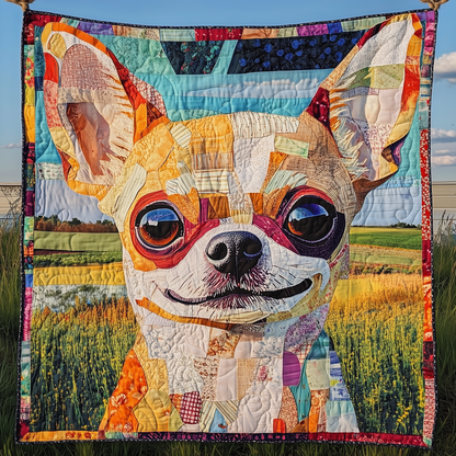 Chihuahua Quilted Blanket GFTONL977