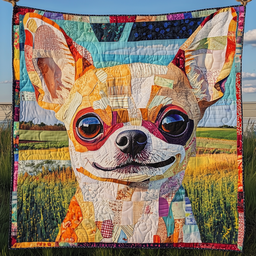 Chihuahua Quilted Blanket GFTONL977