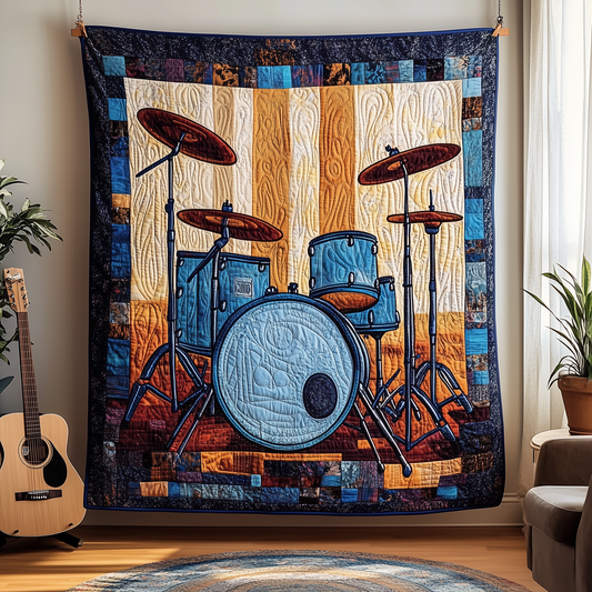 Drum Lover Quilted Blanket GFTOTL1066