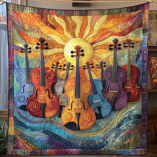 Violins Sunshine Quilted Blanket GFTOTL1294