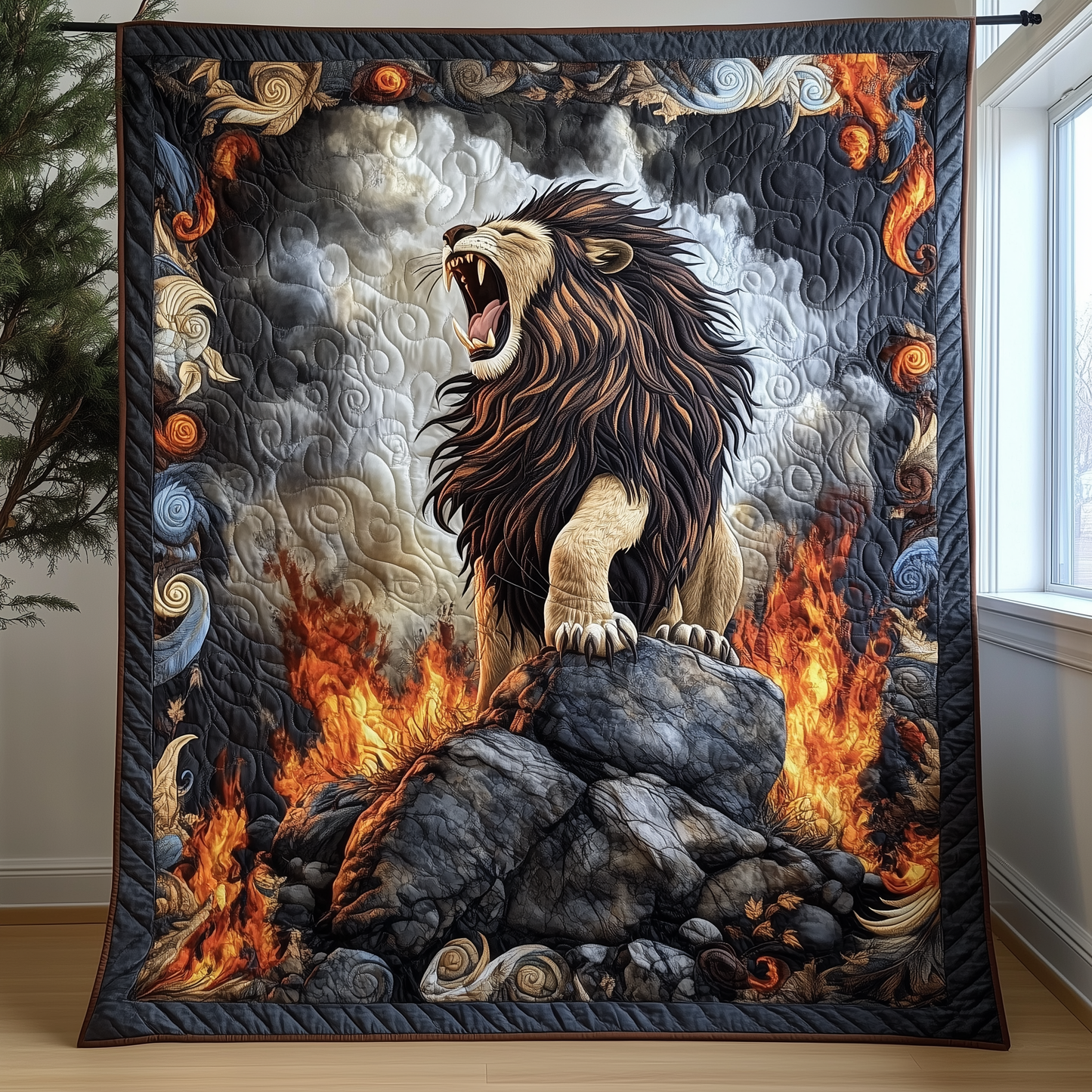 King of the Jungle Quilted Blanket GFTOTL1928