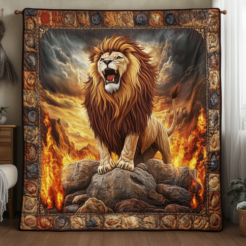 King of the Jungle Quilted Blanket GFTOTL1930