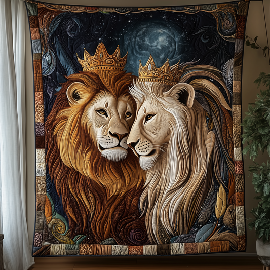 Majestic Lions Bond Quilted Blanket GFTOTL1931