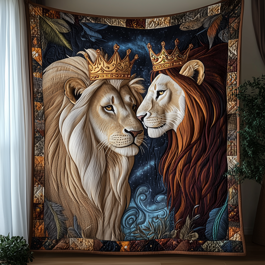 Majestic Lions Bond Quilted Blanket GFTOTL1935