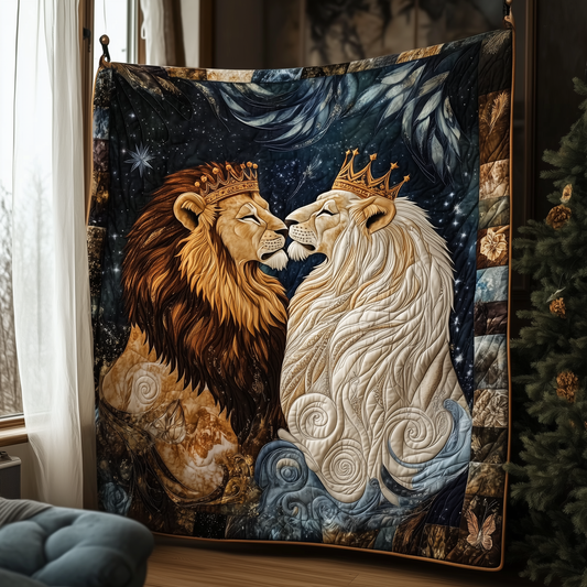 Majestic Lions Bond Quilted Blanket GFTOTL1936