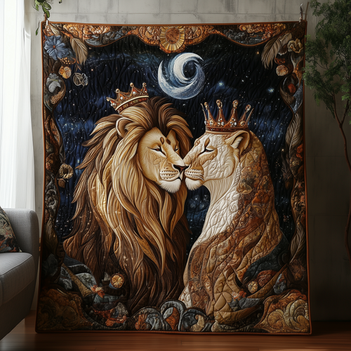 Majestic Lions Bond Quilted Blanket GFTOTL1938