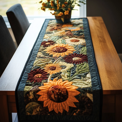 Autumn Sunflowers Quilted Table Runner GFTOTL279