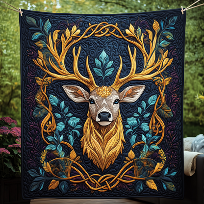 Majestic Deer Haven Quilted Blanket GFTOTP2237