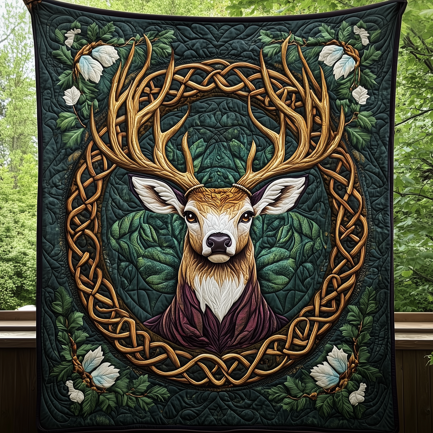 Majestic Deer Haven Quilted Blanket GFTOTP2239