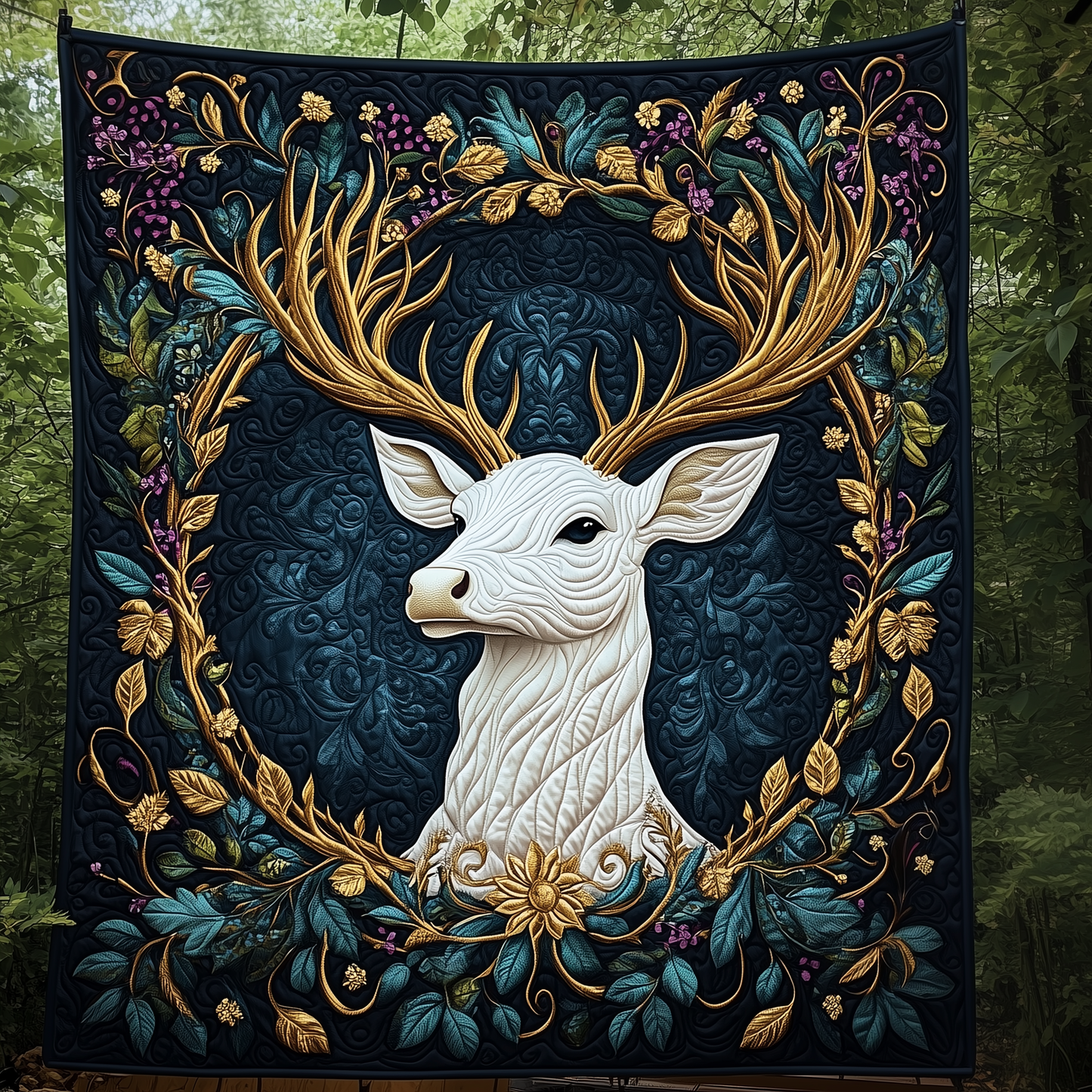 Majestic Deer Haven Quilted Blanket GFTOTP2241