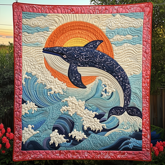 Whale Serenity Quilted Blanket GFTOTP2267