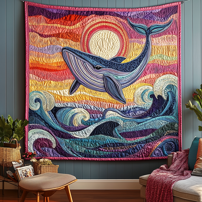 Whale Serenity Quilted Blanket GFTOTP2268