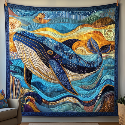 Mistique Whale Quilted Blanket GFTOTP2271